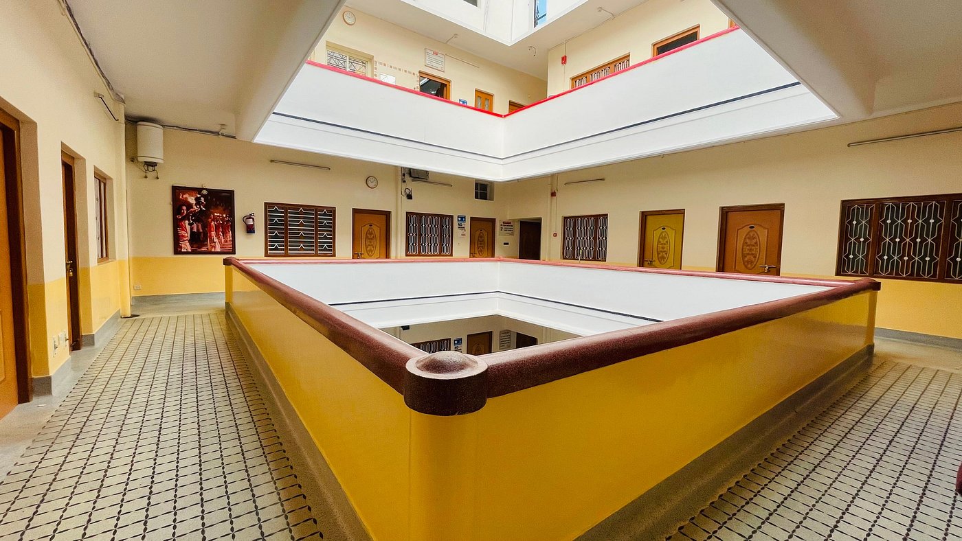 Simple interior of a Dharmshala