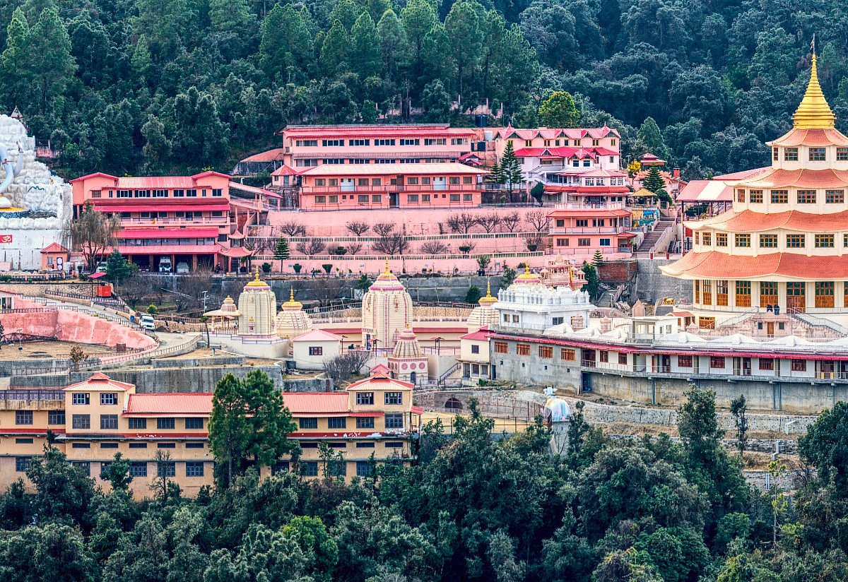 Himalayan temple view