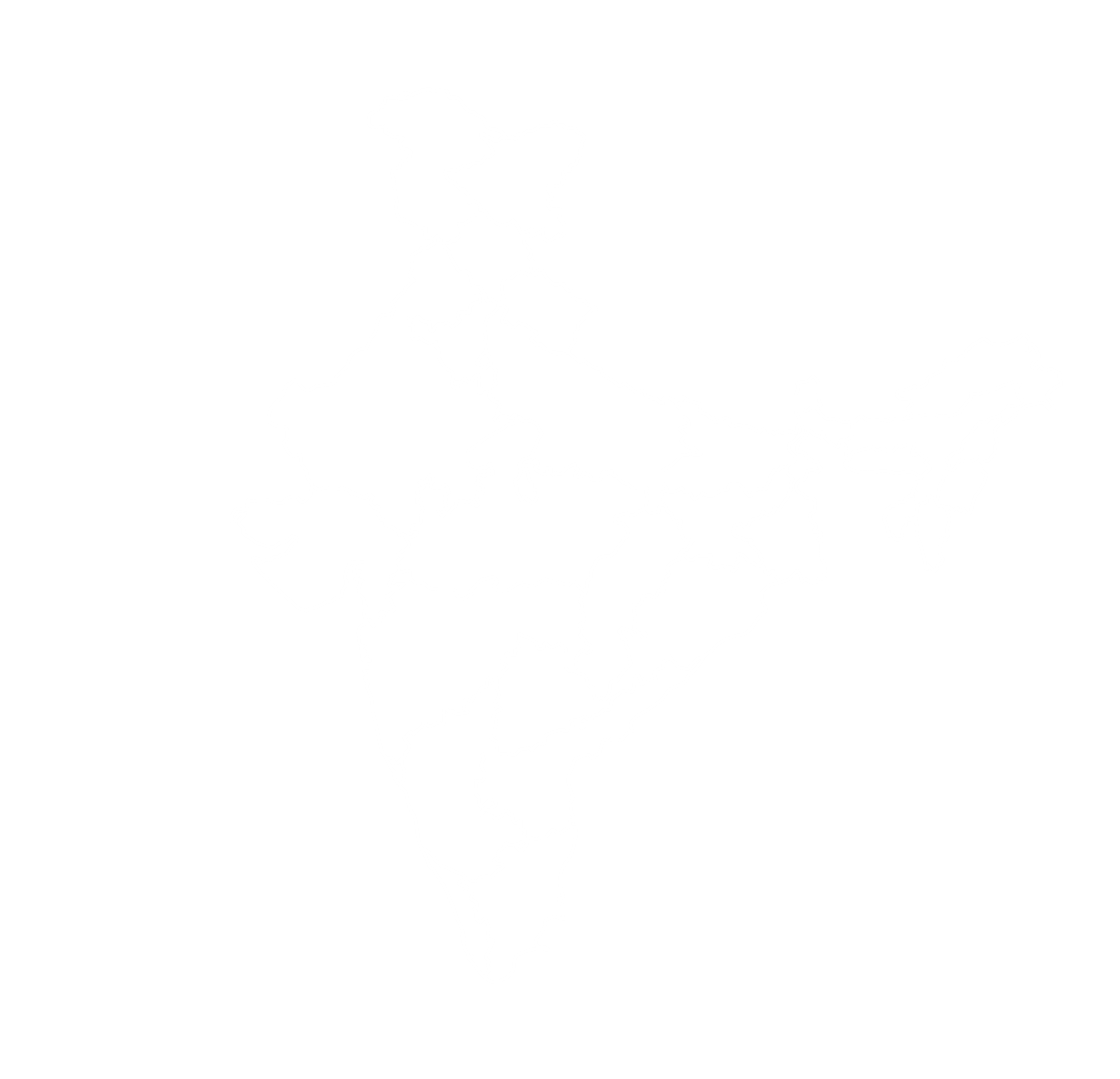 India Craft Map — White outline on black